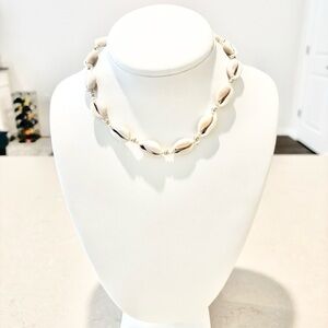 Cowrie Shell Necklace Boho Beach Choker Coastal Summer Jewelry New